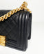 Chanel Small Boy Black Caviar GHW