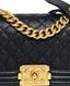 Chanel Small Boy Black Caviar GHW