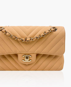 Chanel Timeless Small Caviar Beige CHW