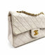 Chanel Timeless Small White Lambskin 24k GHW