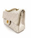 Chanel Timeless Small White Lambskin 24k GHW