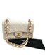 Chanel Timeless Small White Lambskin 24k GHW