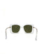 Chanel 18K White Gold Mirror Square Sunglasses