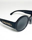 Chanel Black Round Sunglasses