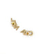 CHA-NEL Champagne Earrings