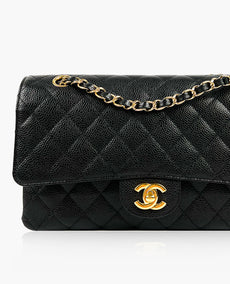 Chanel Timeless Medium Black Caviar GHW