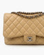 Chanel Timeless Jumbo Single Flap beige Clair Caviar SHW