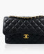 Chanel Timeless Jumbo Black Caviar Double Flap GHW