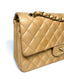 Chanel Timeless Medium Beige Lambskin 24 K