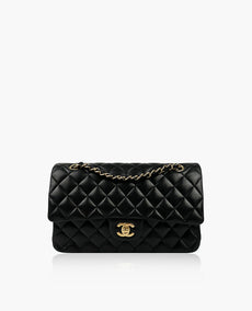 Chanel Timeless Medium Black Lambskin GHW