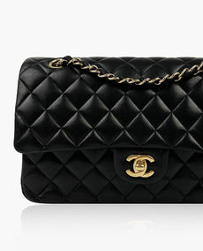 Chanel Timeless Medium Black Lambskin GHW