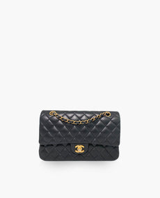 Chanel Timeless Medium Black Lambskin GHW