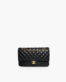 Chanel Timeless Medium Black Lambskin GHW