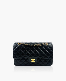 Chanel Timeless Medium Black Lambskin 24k GHW