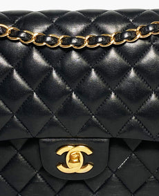 Chanel Timeless Medium Black Lambskin GHW