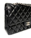 Chanel Timeless Medium Black Lambskin SHW