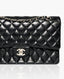 Chanel Timeless Medium Black Lambskin SHW