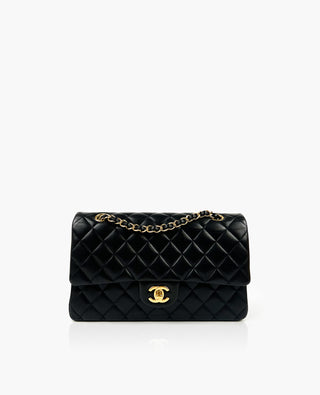 Chanel Timeless Medium Black Lambskin GHW