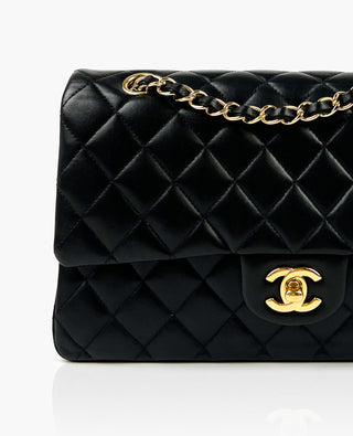 Chanel Timeless Medium Black Lambskin GHW