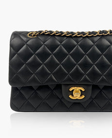 Chanel Timeless Medium Black Lambskin GHW