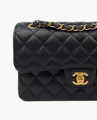 Chanel Timeless Small Black Caviar GHW