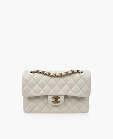 Chanel Timeless Small White Caviar CHW