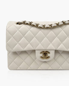 Chanel Timeless Small White Caviar CHW