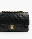 Chanel Timeless Medium Vintage 24 k GHW Black Lambskin