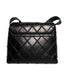 Chanel Stitched Shoulder Flap Bag Black