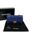 Chanel Clutch in Blue Patent Leather GHW