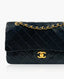 Chanel Timeless Medium Vintage 24 k GHW Black Lambskin