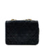 Chanel Vintage Mini Flap Bag  Black Lambskin 24 K GHW