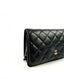 Chanel WOC Black Lambskin SHW