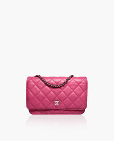 Chanel Caviar Timeless WOC Pink SHW