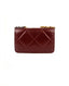 Chanel 19 WOC Burgundy Shiny Crumpled Calfskin Quilted