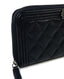 Chanel Boy Zippy Wallet Black Quilted Caviar