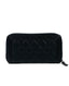 Chanel Boy Zippy Wallet Black Quilted Caviar