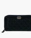 Chanel Boy Zippy Wallet Black Quilted Caviar