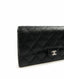 Chanel Classic Long Wallet Black Caviar SHW