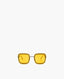 Chanel Square Yellow Sunglasses