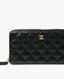 Chanel Classic Long Zip Wallet Black Caviar GHW