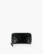 Chanel Zip Wallet Boy Lock All Black Patent Leather