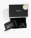 Chanel Zip Wallet Boy Lock All Black Patent Leather