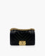 Chanel Boy Small Black Lambskin Chevron GHW