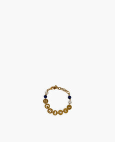 Chanel Gold Bracelet with Round Stones