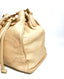 Chanel Vintage Bucket Bag CC Beige Lambskin Leather Tote GHW