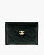 Chanel Classic Cardholder Black Caviar GHW