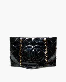 Chanel CC Edessä Logo Tote Black