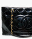 Chanel CC Front Logo Tote Black