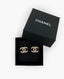 Chanel Crystal CC Silver Earrings